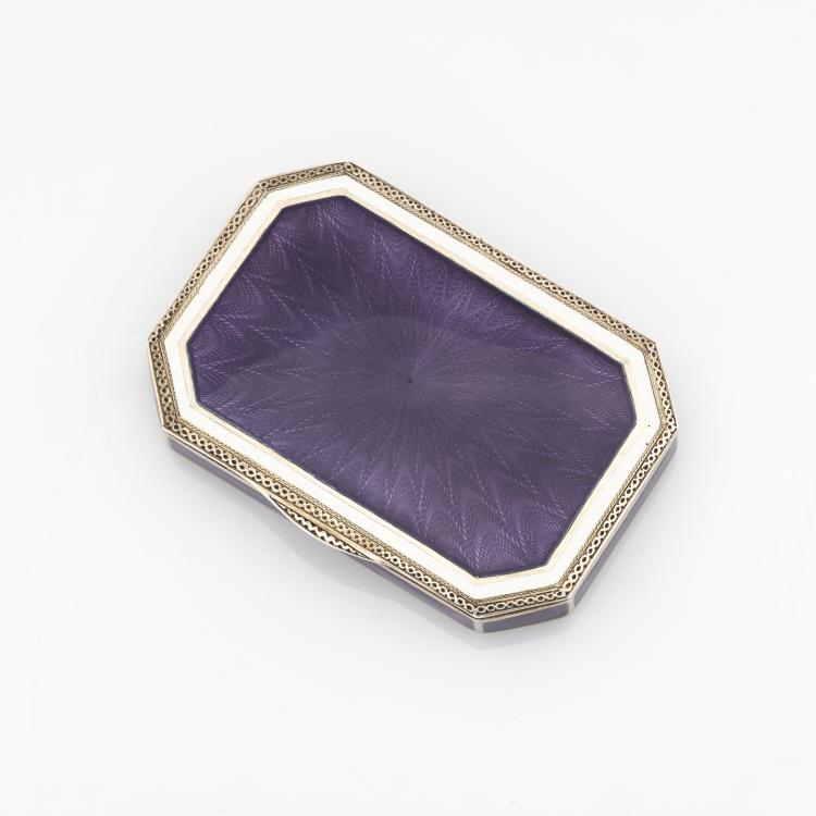 Hauptbild zu Objekt, Dose, um 1900, Fahrner, Pforzheim, 180A 197