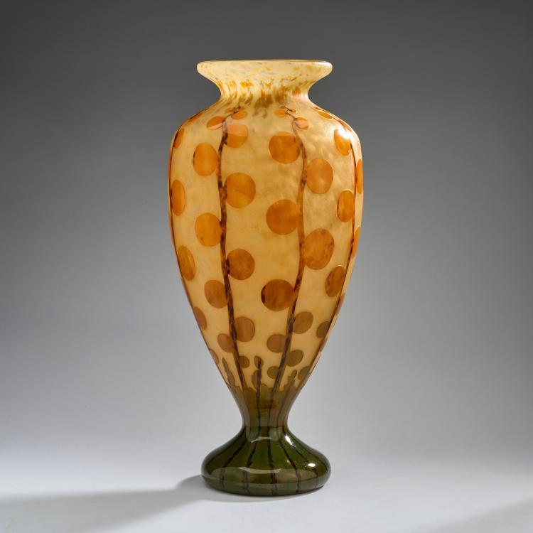 Bild 1 zu Objekt, Tall Vase 'Monnaie du Pape', 1919-21, Schneider, Epinay-sur-Seine, 180A 82