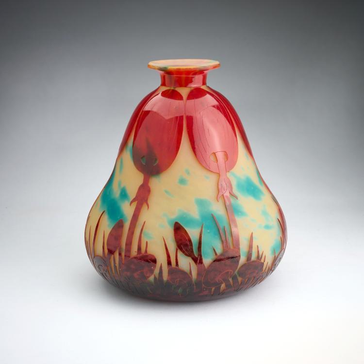 Bild 1 zu Objekt, Vase 'Coprins', 1923-26, Schneider, Epinay-sur-Seine, 180A 100