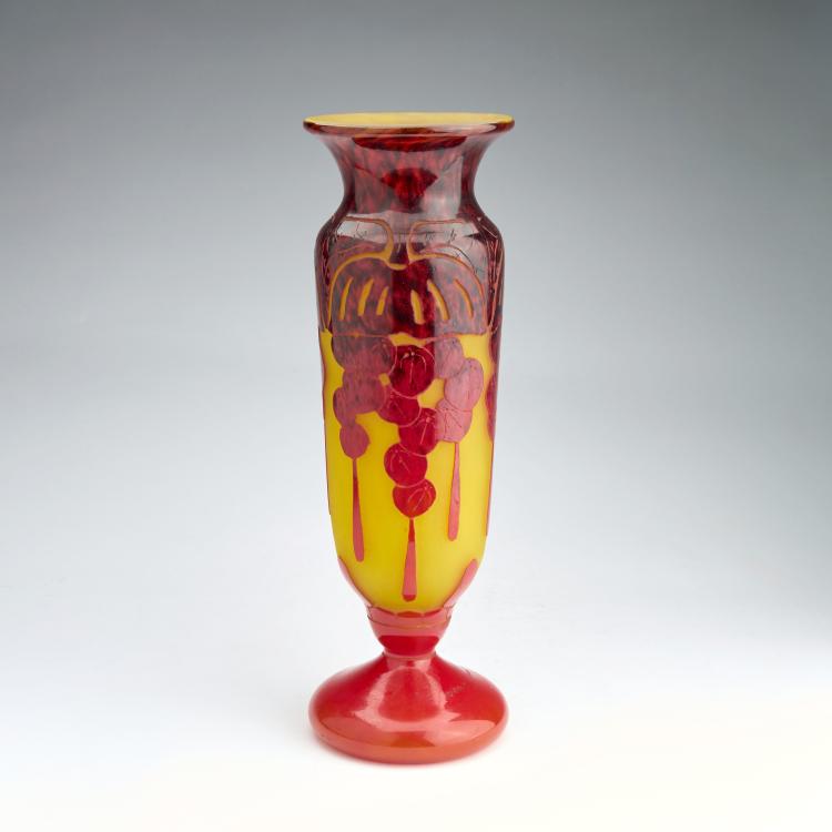 Bild 1 zu Objekt, Hohe Vase 'Groseilles', 1923-26, Schneider, Epinay-sur-Seine, 180A 94