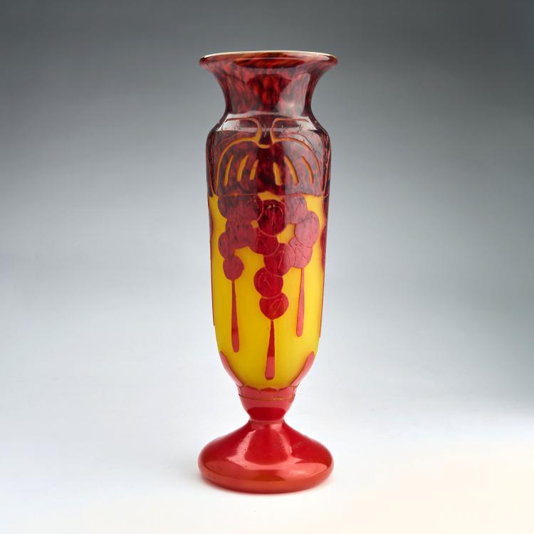Bild 2 zu Objekt, Hohe Vase 'Groseilles', 1923-26, Schneider, Epinay-sur-Seine, 180A 94