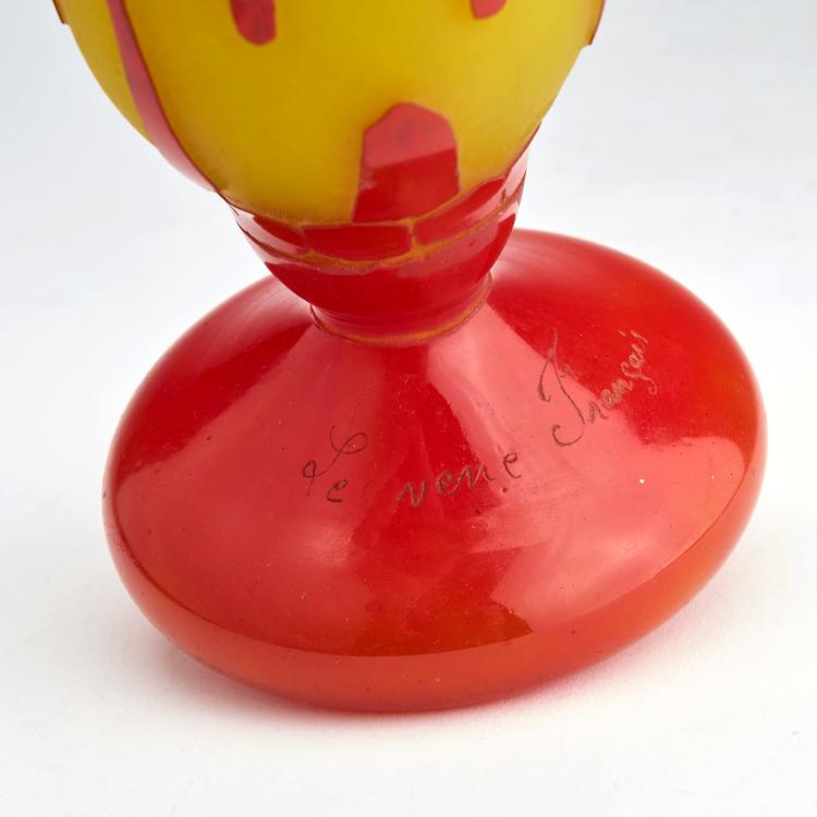 Bild 3 zu Objekt, Hohe Vase 'Groseilles', 1923-26, Schneider, Epinay-sur-Seine, 180A 94