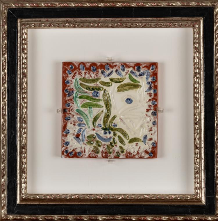 Bild 1 zu Objekt, Fliese 'Neptune clair', 1968/69, Pablo Picasso, Madoura, 181C 736