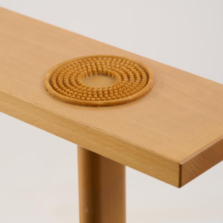 Bild 3 zu Objekt, Zwei B&ouml;cke f&uuml;r Tisch 'Leonardo' - '2650', 1969 (Entwurf), Achille Castiglioni, Zanotta, Nova Milanese, 183A 415