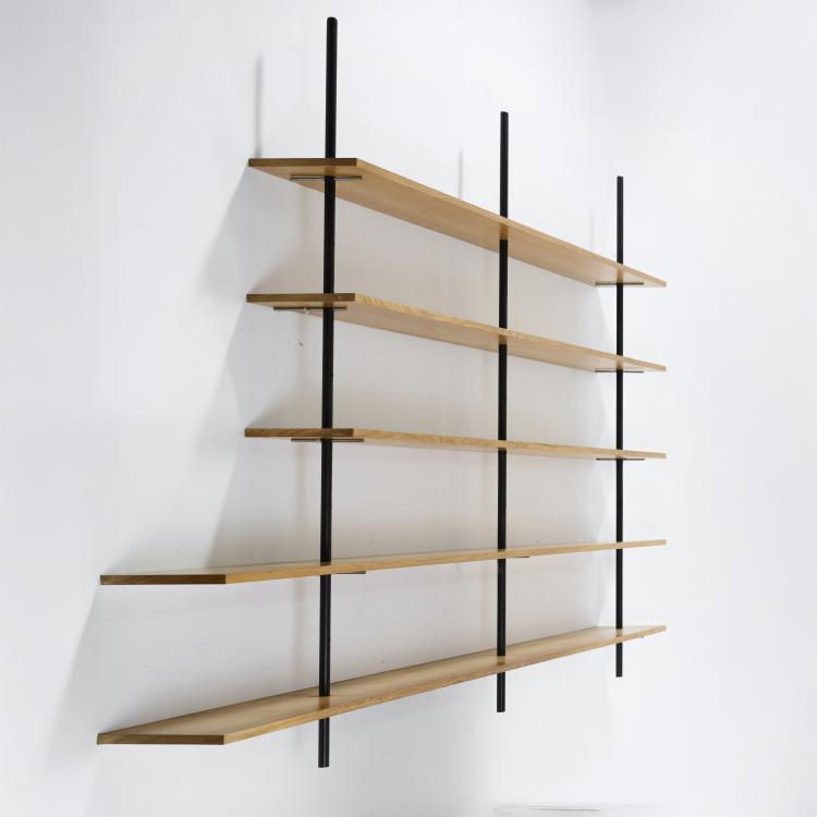 Hauptbild zu Objekt, Floor-to-ceiling shelving unit, 1930s, Egon Eiermann, Deutschland, 180B 437