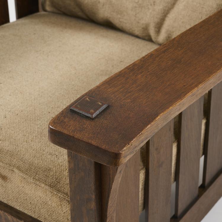 Bild 1 zu Objekt, 'Morris Chair' armchair - '369', 1906-12, Gustav Stickley, Stickley, L. & J.G., Fayetteville, NY, 180B 413