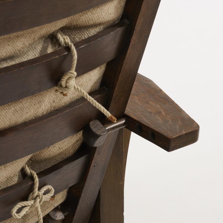Bild 5 zu Objekt, 'Morris Chair' armchair - '369', 1906-12, Gustav Stickley, Stickley, L. & J.G., Fayetteville, NY, 180B 413