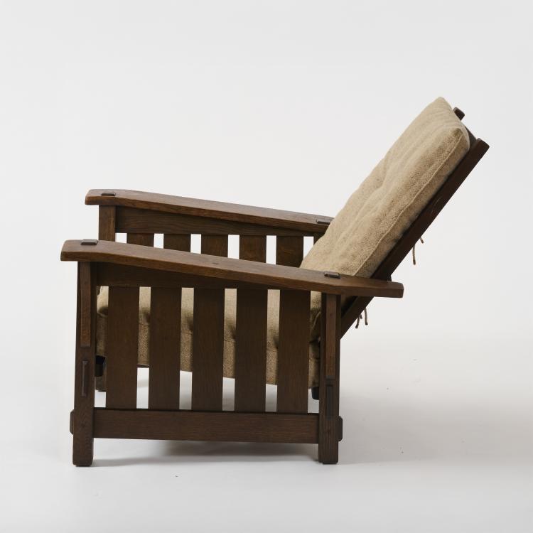 Bild 7 zu Objekt, 'Morris Chair' armchair - '369', 1906-12, Gustav Stickley, Stickley, L. & J.G., Fayetteville, NY, 180B 413