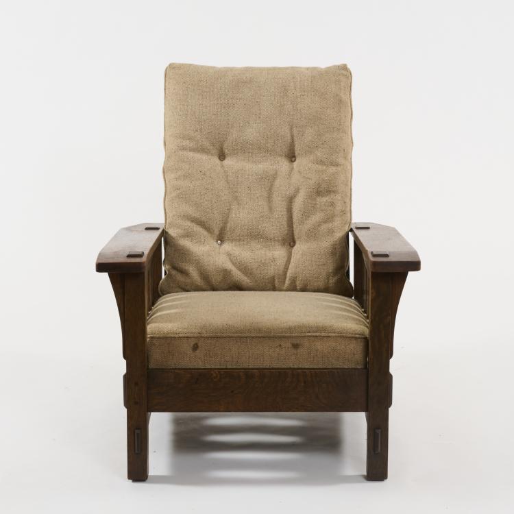 Bild 9 zu Objekt, 'Morris Chair' armchair - '369', 1906-12, Gustav Stickley, Stickley, L. & J.G., Fayetteville, NY, 180B 413