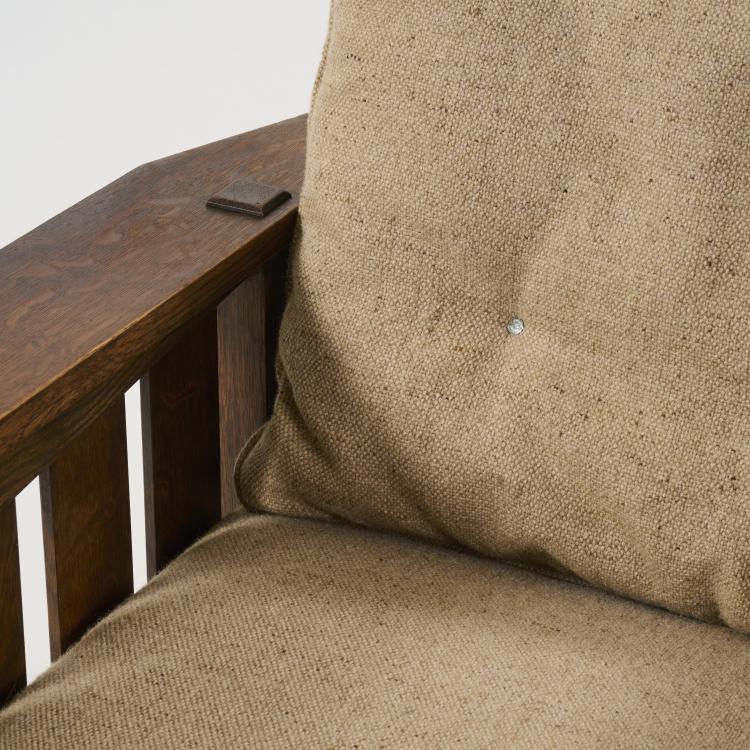 Bild 11 zu Objekt, 'Morris Chair' armchair - '369', 1906-12, Gustav Stickley, Stickley, L. & J.G., Fayetteville, NY, 180B 413