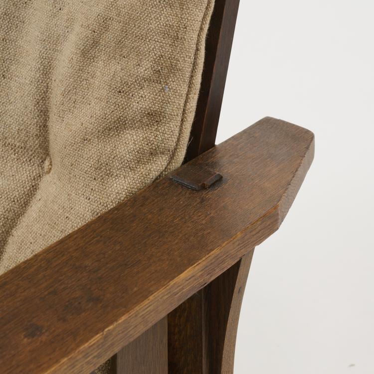 Bild 13 zu Objekt, 'Morris Chair' armchair - '369', 1906-12, Gustav Stickley, Stickley, L. & J.G., Fayetteville, NY, 180B 413