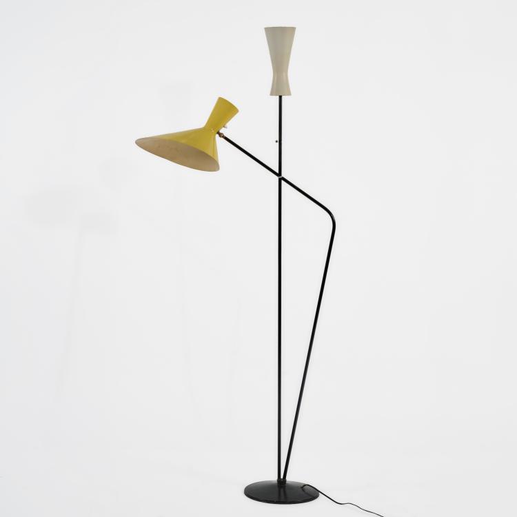 Hauptbild zu Objekt, Floor lamp, 1950s, Carl Moor, BAG Turgi, Turgi, 181A 270