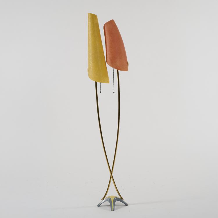Hauptbild zu Objekt, Stehleuchte, 1950er Jahre, Cosack, Neheim-H&uuml;sten (zug. / attr.), 181A 276