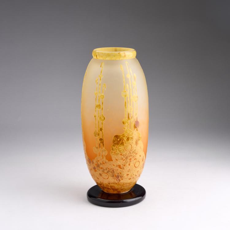 Hauptbild zu Objekt, Vase 'Roses tr&eacute;mi&egrave;res', 1927-28, Schneider, Epinay-sur-Seine, 180A 104