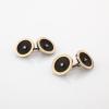 Pair of cufflinks with onyx