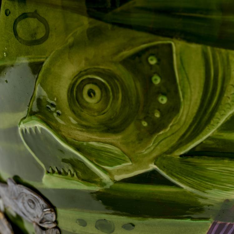 Bild 5 zu Objekt, Important handle vase with underwater decoration, c. 1899, Hermann Gradl, Orivit-Metallwarenfabrik, K&ouml;ln, 180A 234