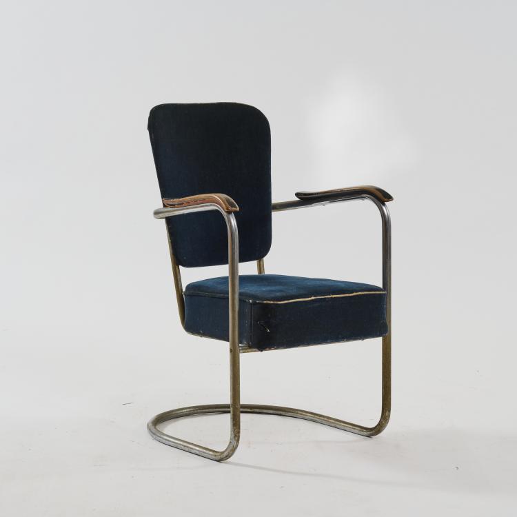 Hauptbild zu Objekt, Armchair '2154', c. 1935 (design), Paul Schuitema (attributed), Fana Metaal / D3, Rotterdam, 181A 194