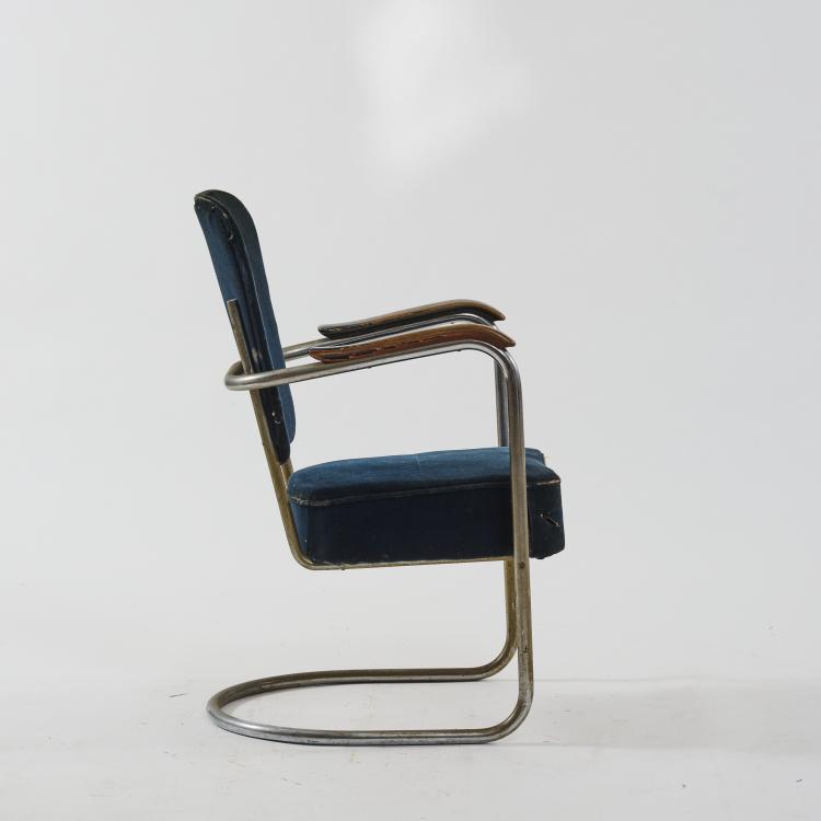 Bild 1 zu Objekt, Armchair '2154', c. 1935 (design), Paul Schuitema (attributed), Fana Metaal / D3, Rotterdam, 181A 194