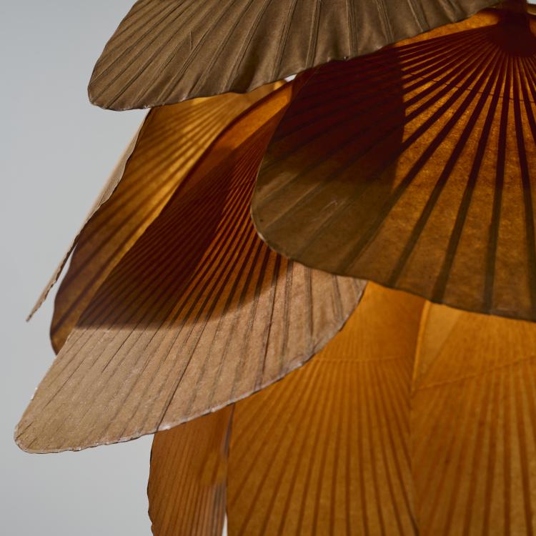 Bild 1 zu Objekt, Ceiling light 'Ju-Yon' from the 'Uchiwa' series, 1973, Ingo Maurer, Design M, Maurer, Ingo, M&uuml;nchen / Munich, 180B 452