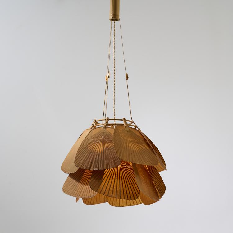 Bild 2 zu Objekt, Ceiling light 'Ju-Yon' from the 'Uchiwa' series, 1973, Ingo Maurer, Design M, Maurer, Ingo, M&uuml;nchen / Munich, 180B 452