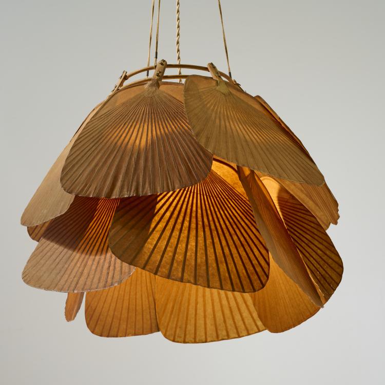 Bild 4 zu Objekt, Ceiling light 'Ju-Yon' from the 'Uchiwa' series, 1973, Ingo Maurer, Design M, Maurer, Ingo, M&uuml;nchen / Munich, 180B 452