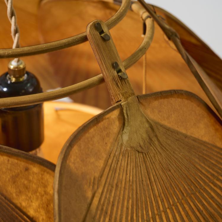 Bild 6 zu Objekt, Ceiling light 'Ju-Yon' from the 'Uchiwa' series, 1973, Ingo Maurer, Design M, Maurer, Ingo, M&uuml;nchen / Munich, 180B 452