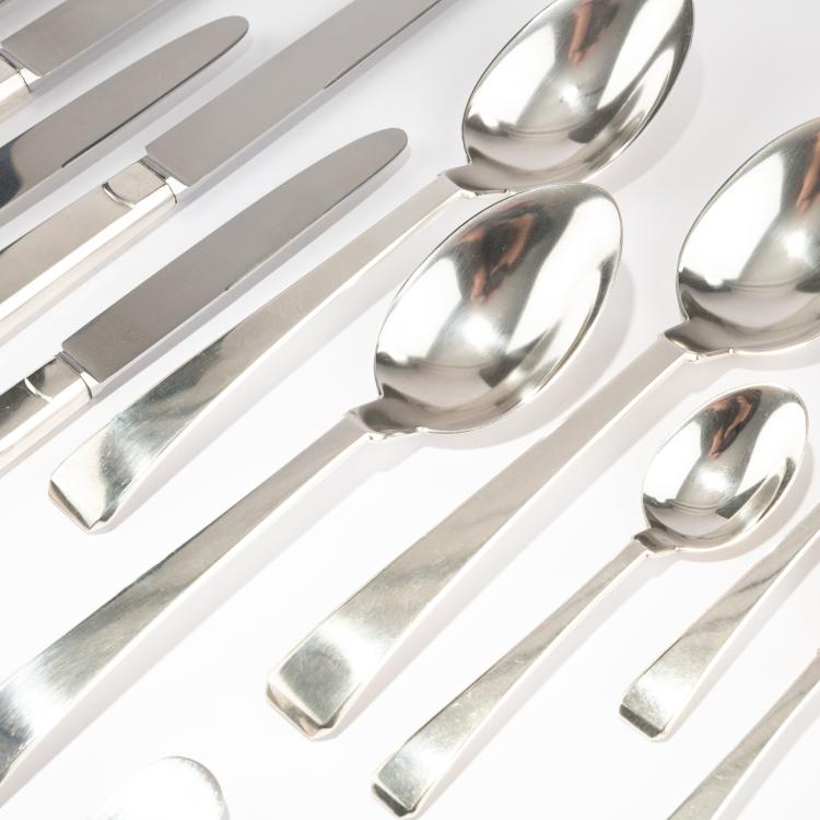 Bild 1 zu Objekt, 79-piece cutlery set, c. 1930, Gebhard Duve, Bahner, Franz, D&uuml;sseldorf, 180B 421