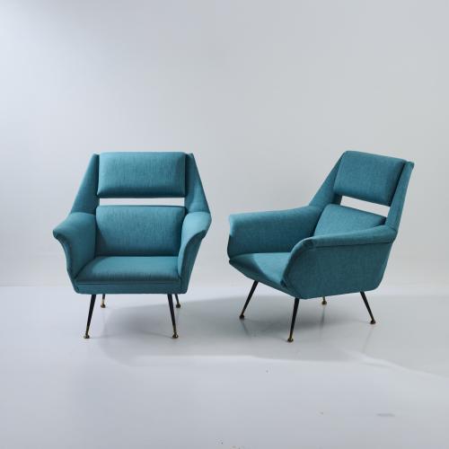 Two armchairs, c. 1960