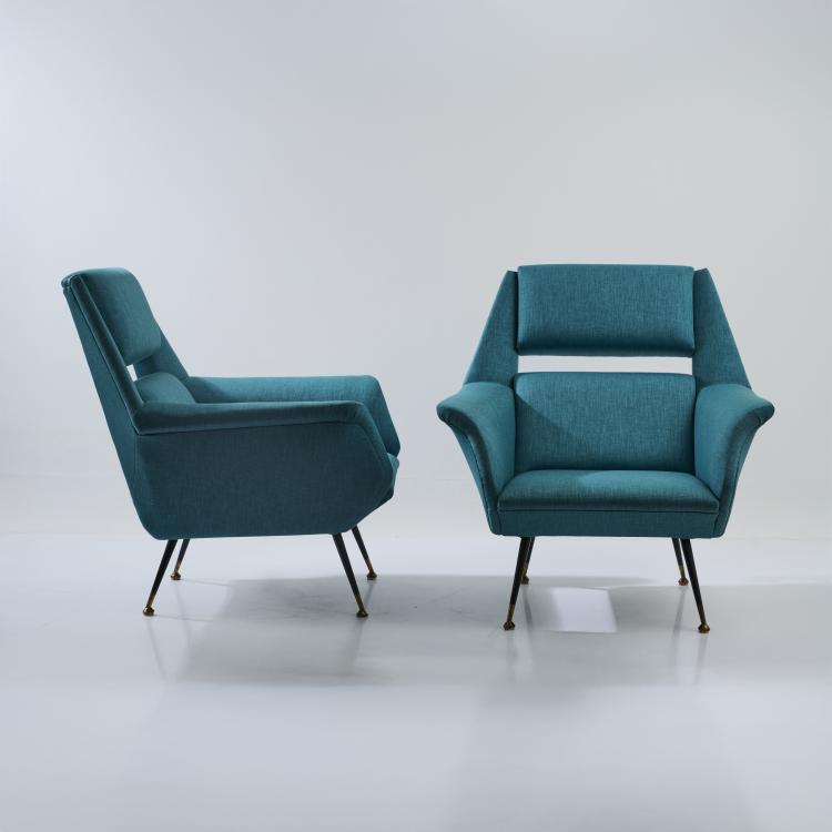 Bild 3 zu Objekt, Two armchairs, c. 1960, Gigi Radice, Minotti, Meda, 180B 492