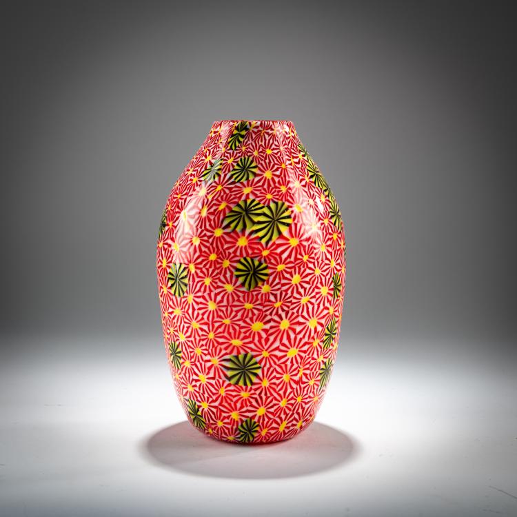 Hauptbild zu Objekt, 'Kiku Murrine' vase, 1964, Toso, Fratelli, Murano, 181B 675