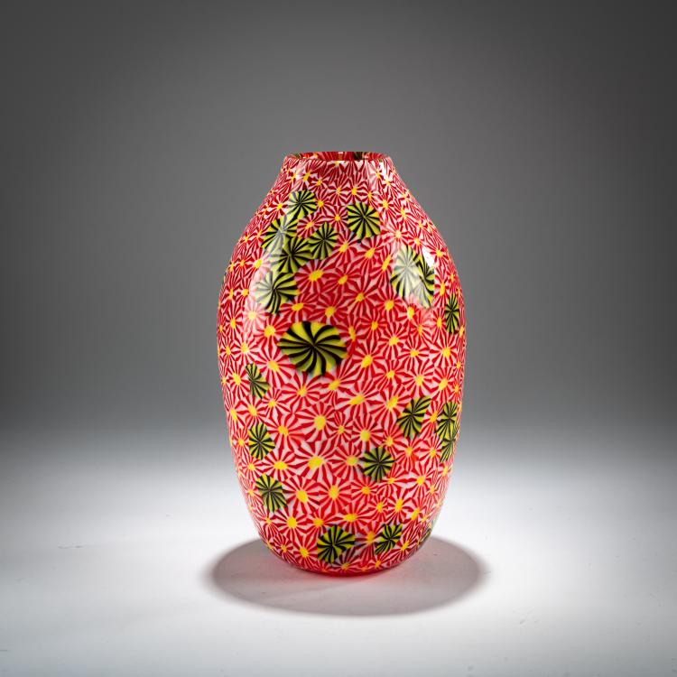 Bild 1 zu Objekt, 'Kiku Murrine' vase, 1964, Toso, Fratelli, Murano, 181B 675