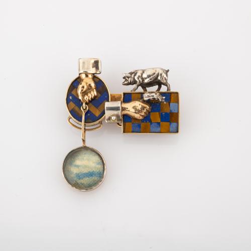 Modular brooch/pendant, circa 1985