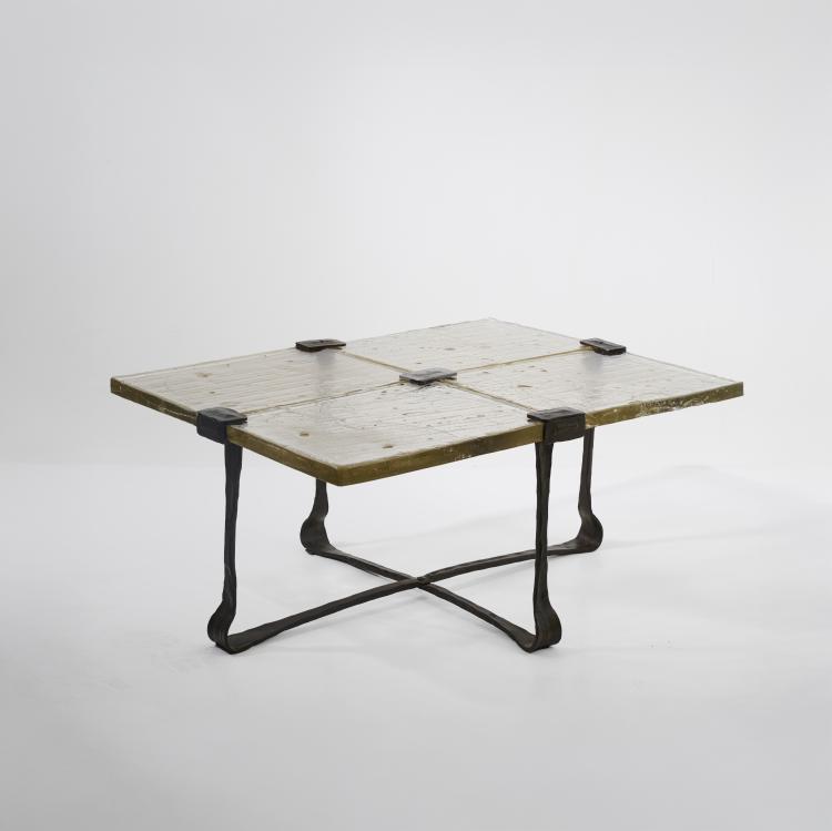 Hauptbild zu Objekt, Side table, c. 1982 (design), Lothar Klute, Klute, in der Waldemai, Schmallenberg, 180B 454