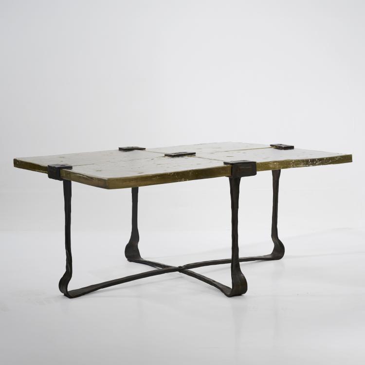 Bild 2 zu Objekt, Side table, c. 1982 (design), Lothar Klute, Klute, in der Waldemai, Schmallenberg, 180B 454