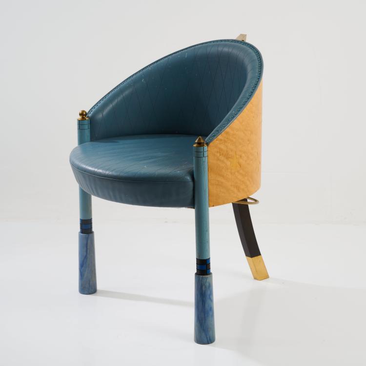 Hauptbild zu Objekt, Frankfurt Chair 'F3', 1985 (design), Norbert Berghof,Michael Landes,Wolfgang Rang, Draenert, Immenstaad, 181A 464