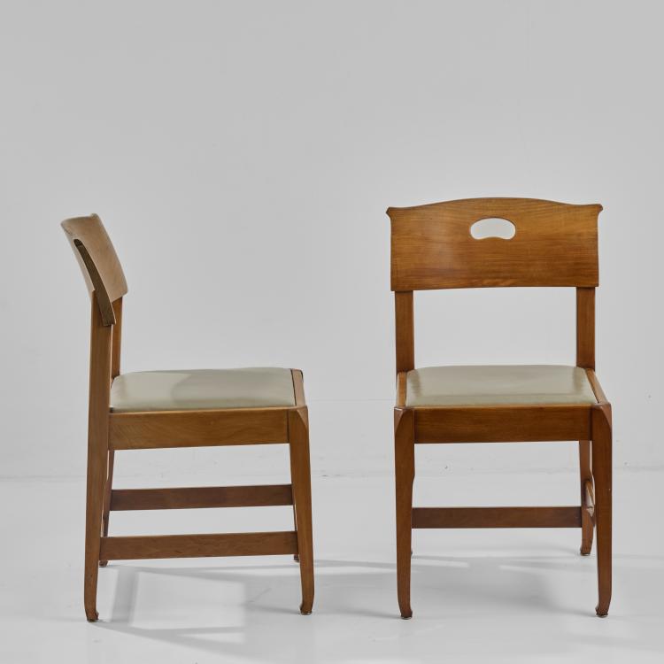 Bild 2 zu Objekt, Two dining room chairs, 1902, Richard Riemerschmid, Dresdener Werkst&auml;tten, Hellerau, 182A 313