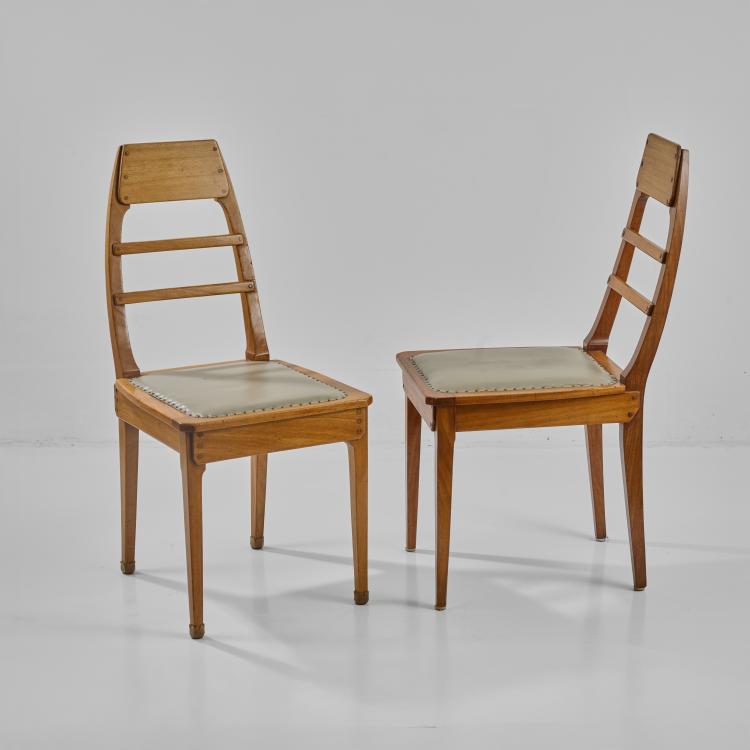Hauptbild zu Objekt, Two chairs 'Furnishing III', 1905, Richard Riemerschmid, Dresdener Werkst&auml;tten, Hellerau, 182A 314