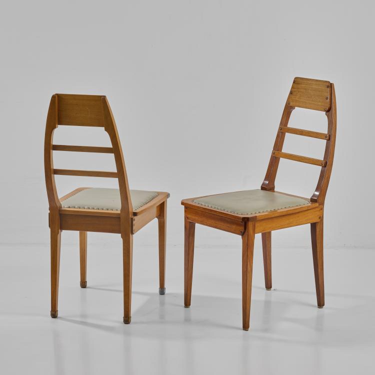 Bild 1 zu Objekt, Two chairs 'Furnishing III', 1905, Richard Riemerschmid, Dresdener Werkst&auml;tten, Hellerau, 182A 314