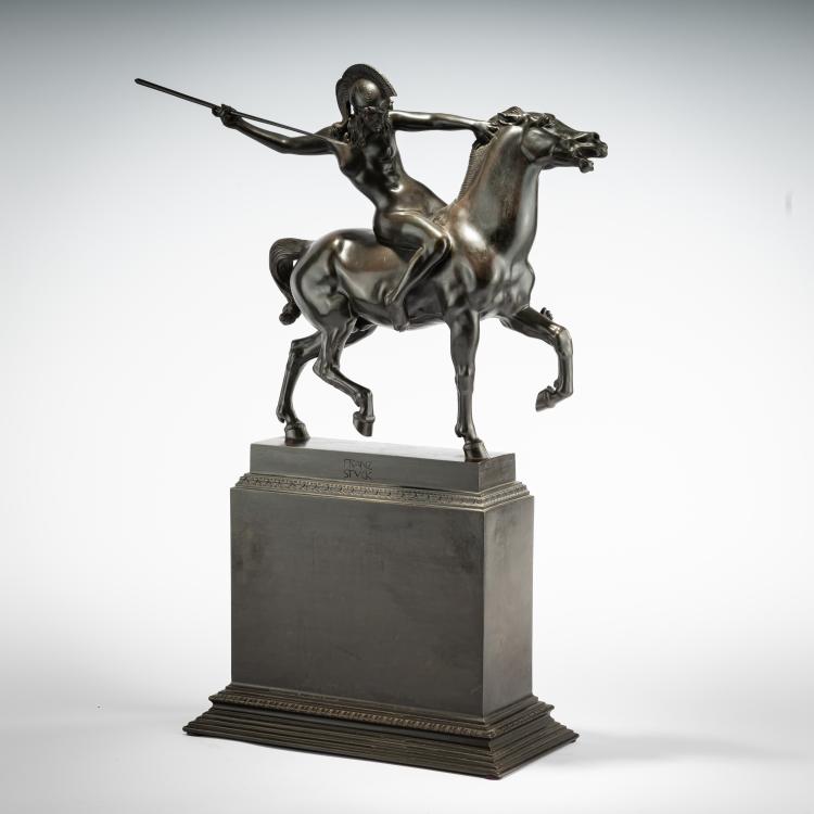Bild 2 zu Objekt, Sculpture 'Riding Amazon', 1897/98 (cast 1903), Franz von Stuck, C. Leyrer, Munich (cast), 181C 720