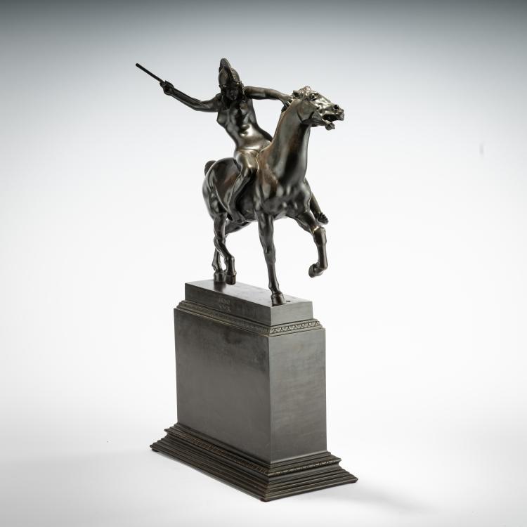 Bild 5 zu Objekt, Sculpture 'Riding Amazon', 1897/98 (cast 1903), Franz von Stuck, C. Leyrer, Munich (cast), 181C 720
