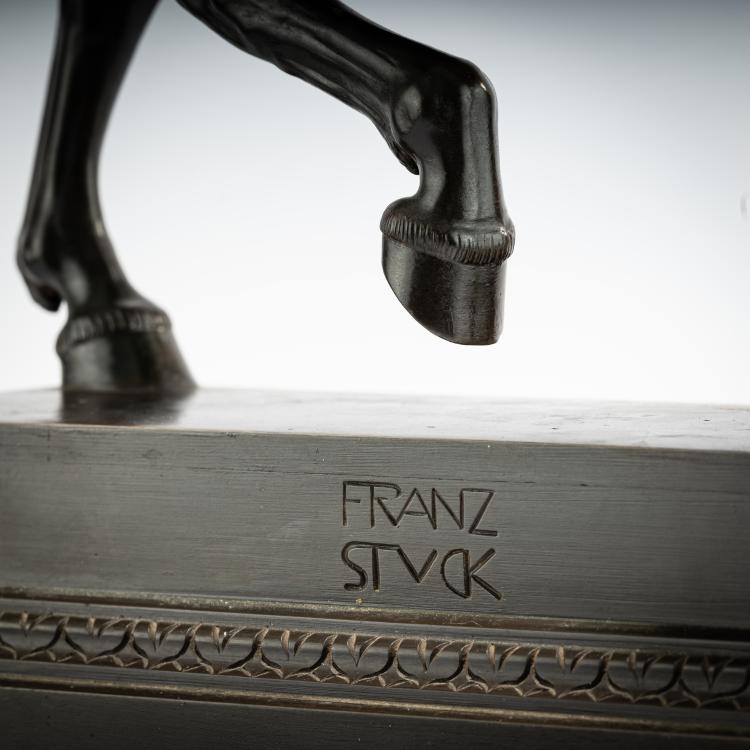 Bild 7 zu Objekt, Sculpture 'Riding Amazon', 1897/98 (cast 1903), Franz von Stuck, C. Leyrer, Munich (cast), 181C 720