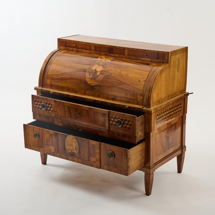 Bild 4 zu Objekt, Neoclassical cylinder office, late 18th century, Rheinland (wohl) / Rhineland (presumably), 182A 300
