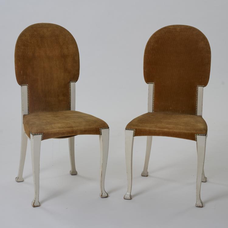 Hauptbild zu Objekt, Two chairs from the dining room of Else von Guaita-Lampe, 1906, Henry van de Velde, Scheidemantel, Weimar, 180B 403