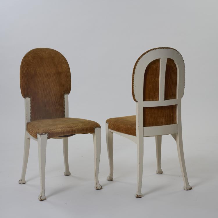 Bild 2 zu Objekt, Two chairs from the dining room of Else von Guaita-Lampe, 1906, Henry van de Velde, Scheidemantel, Weimar, 180B 403