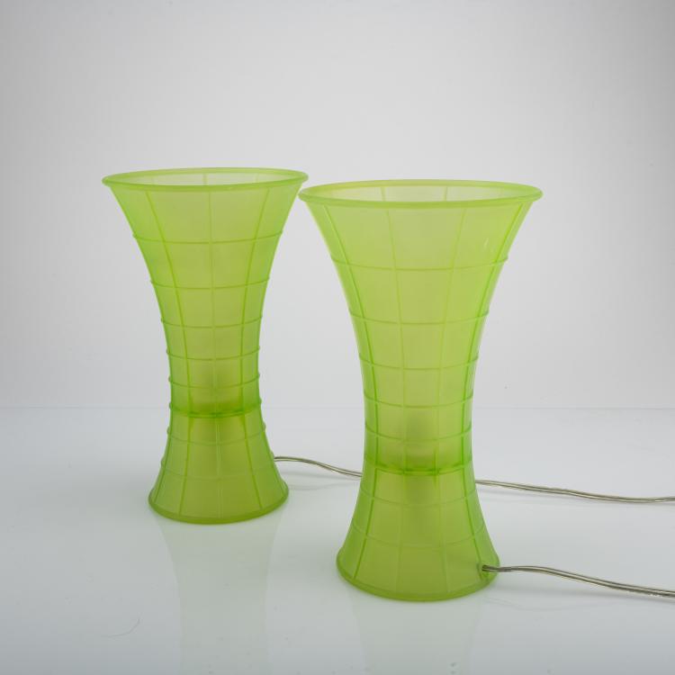 Hauptbild zu Objekt, Two table lights 'D58 - Birzi', 2004, Carlo Forcolini,Giancarlo Fassina, Luceplan, Mailand / Milan, 181A 516