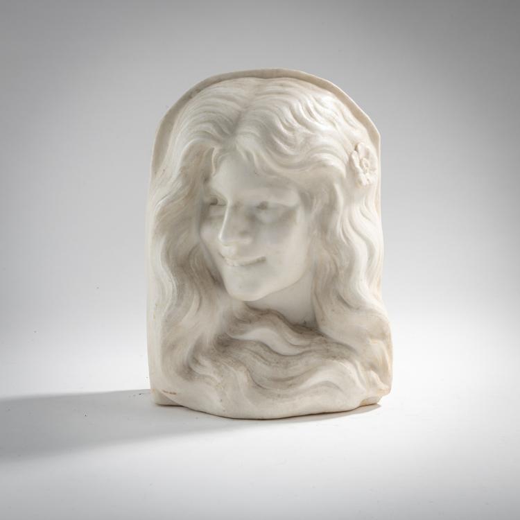 Bild 1 zu Objekt, Profilkopf eines M&auml;dchens, 1920er Jahre, Carlo de Veroli, 182A 259