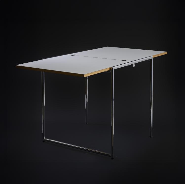 Hauptbild zu Objekt, Klapptisch 'Jean' - E-1027, 1926-29 (Entwurf), Eileen Gray, Classicon, M&uuml;nchen, 181A 168