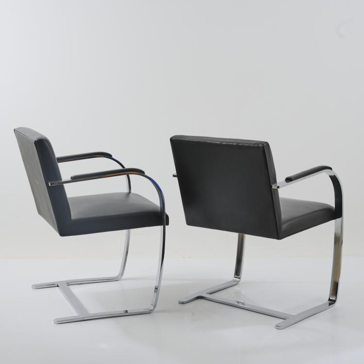 Bild 2 zu Objekt, Vier Armlehnst&uuml;hle 'Brno', 1929/30 (Entwurf), Ludwig Mies van der Rohe, Knoll International, New York, 181A 188