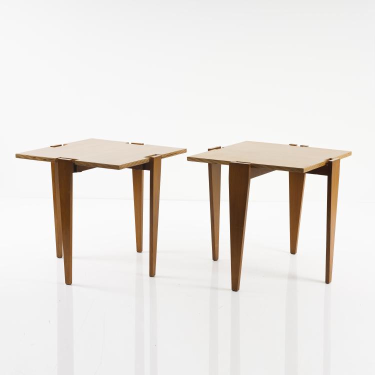 Bild 2 zu Objekt, Two 'Modular' side tables, 1957, Angelo Ostuni,Renato Forti, Sala, Pietro; Vertrieb: Frangi, Mailand / Milan, 181A 315