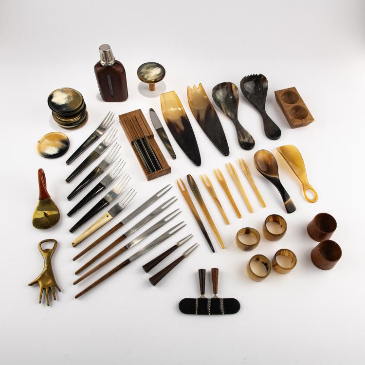 Hauptbild zu Objekt, Collection of 65 objects, c. 1957, Carl Aub&ouml;ck, Aub&ouml;ck, Wien / Vienna; Amboss, Steyr, 181A 94